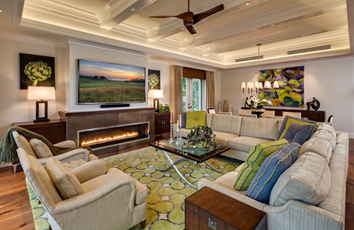 Completed interior project