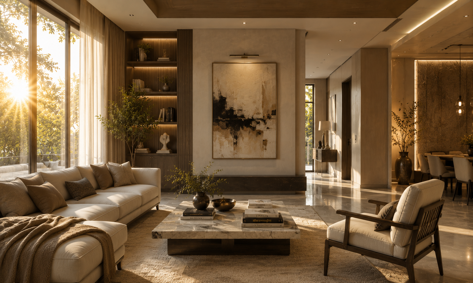 Premium residential interior space